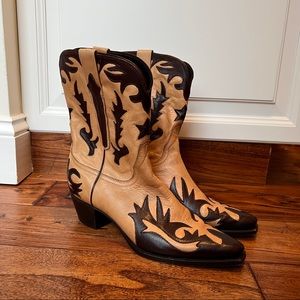 Luchesse Charlie 1 Horse Womens Cowboy Boot, size 8